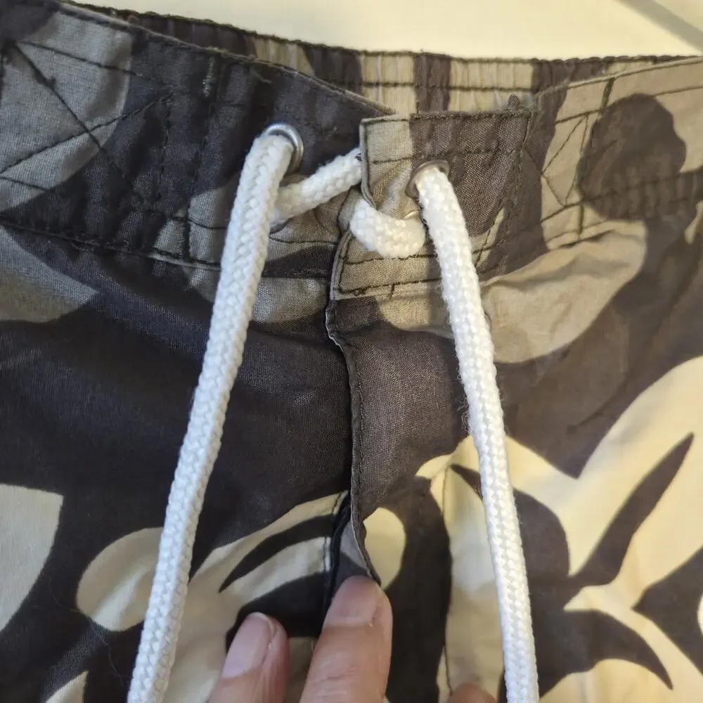 Vtg Polo Sport Ralph Lauren Hawaiian Tribal Print Swim Shorts Spring 2000 Size L
